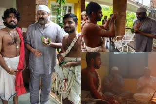 Mohanlal  actor mohanlal ayurvedic treatment latest photos and news  ലാലേട്ടന്‍ ആയുര്‍വേദ ചികിത്സയിലാണ്, പുതിയ ചിത്രങ്ങള്‍ വൈറല്‍  മോഹന്‍ലാല്‍ ആയുര്‍വേദ ചികിത്സ