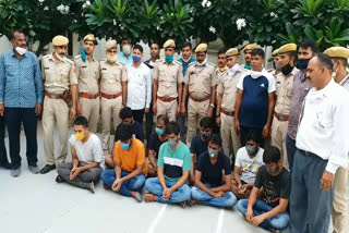 nine bookie arrested for betting,  nine bookie arrested for betting in jaipur