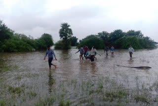 A boy died after falling into a river in Karimnagar district