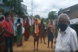 public outrage in Lachipur village for non-compliance covid rule by Sarpanch