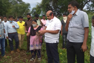 MLA Bundeppa Kashempur demands crop relief solution