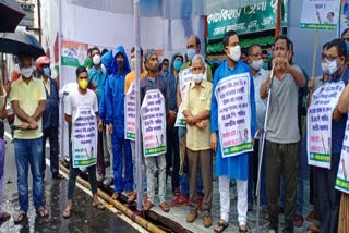 tmc-agitation-in-siliguri-for-pending-money