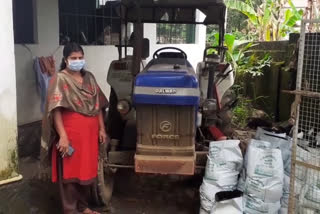 നെൽകൃഷി കർഷകർ  വൻതുക  വാടക  സ്വകാര്യ ട്രാക്‌ടർ  നെൽകൃഷി കർഷകർ