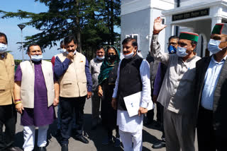 opposition walk out in himachal assembly