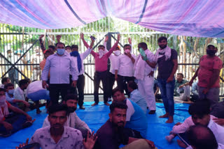 cleaning staff protest