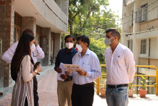 Principal Dr. Ramesh Bharti surprise inspection in medical college Chamba