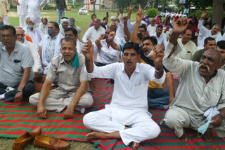 farmers protest against agricultural ordinance in kaithal