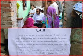 DDA also started survey for slum rehabilitation in Jawahar Park Indra Basti