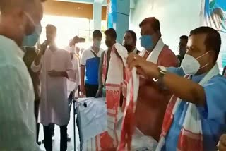Youth joining in congress nagaon assam etv bharat news
