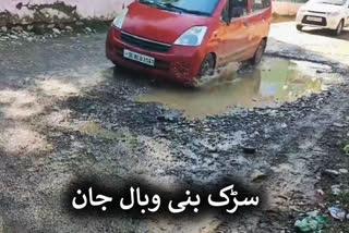 بیماری کی وجہ بنی سڑک