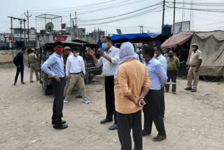 Encroachment on bus stand and dirt, action order ,up_noida