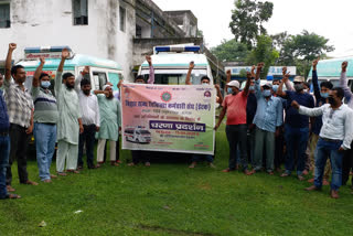 Araria ambulance employees on indefinite strike