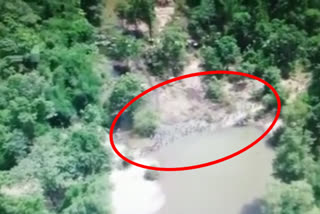 Watch: Drone captures Maoists herding hundreds of villagers to plan a attack