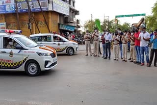 highway patrolling vehicle