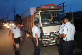 illegal truck parking evicted