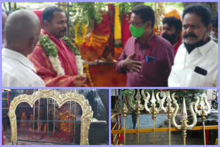 Tamil Nadu devotee gifts to Yarradoddi Gangamma