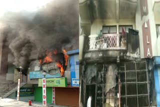 ghaziabad clinic caught fire