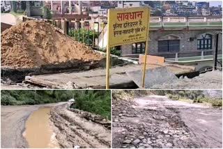 Pauri Roads in bad condition