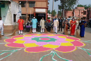 cleanliness campaign in hathras