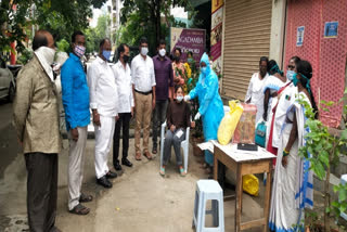 free covid test at mahesh nagar welfare association in gudimalkapur division
