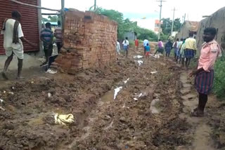 road condition in so bad in gadag due to rain