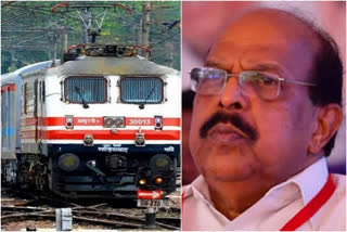 തിരുവനന്തപുരം  Thiruvananthapuram  trivandrum  railway  minister  G Sudhakaran  Alappuzha  intercity express  letter  piyush goyel  പീയൂഷ് ഗോയേൽ