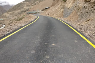 bro completed the road to the China border in Chamoli