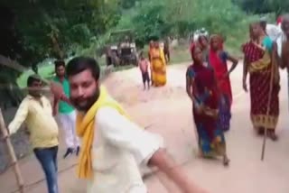 mla representative beating people in chandauli