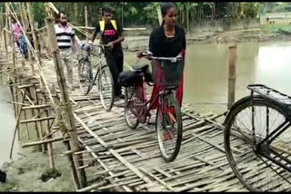 Poor Bridge Condition In South Salmara