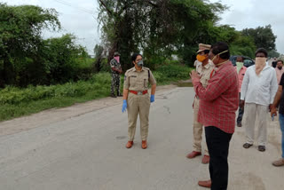 naryanapet sp inspected floods in district