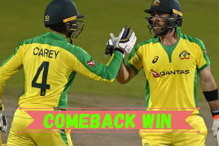 Glenn Maxwell, Alex Carey,  Manchester, ENG VS AUS, Australia, England