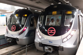 metro new line between tughlakabad aerocity will called silver line