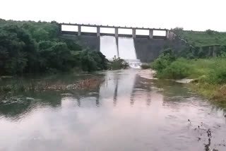 flood at Kalyana Lova Reservoir