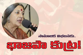 Brunda karath Participated In Cpim Online Meeting