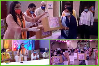 BJP celebrates PM Modi's birthday by distributing sanitary pads to women in Rohini