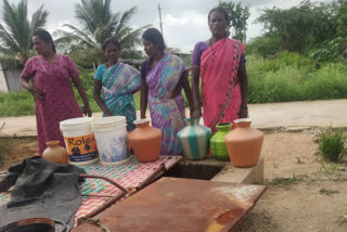 Indiramma Colony people have a water problem