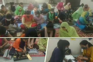 75 women to provide cheap khadi designer masks to the city in ghaziabad