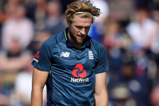 England all-rounder David Willey tests positive for COVID-19