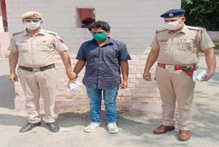 Gannaur police arrested robbery accused