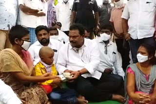 choppadandi mla help to orphans in karimnagar distirct