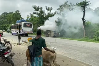 Road Accident In Bilashipara Chapar