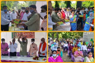 bjp mp manoj tiwari attend seva saptah programme