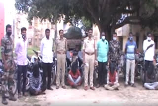 Inter State gang Arrested by Punganooru Police