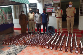 telangana wine caught by police