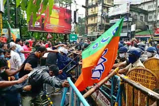 BJP activists injured in scuffle with police in Siliguri