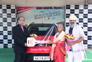 Anand Mahendra who gave the car gift..