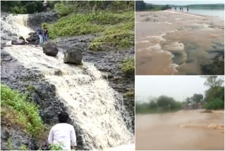 heavy rain in vikarabad district Stopped traffic