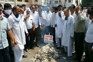 Traders protest in Fatehabad against Agriculture Bill