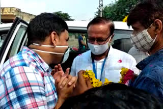 ऊर्जा मंत्री बीडी कल्ला पहुंचे डीग, Energy Minister BD Kalla reached Deeg