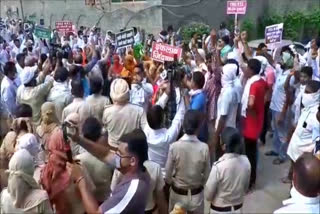 pti teachers besiege electricity minister ranjit chautala's residence